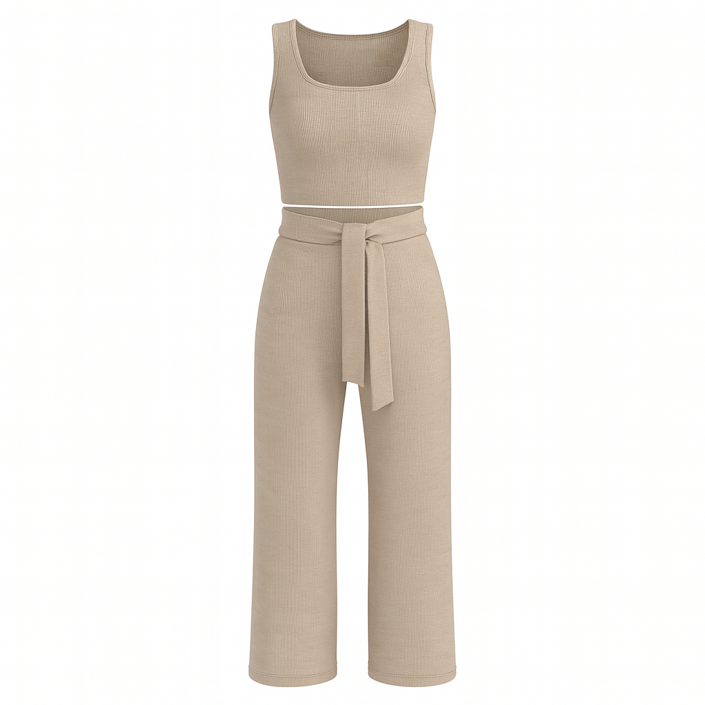 3-teiliges Damen-Pyjama-Set aus – Loungewear & Nachtwäsche